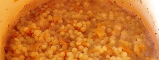 осетр жаренный и паста с тыквой по-итальянски. Шаг 7