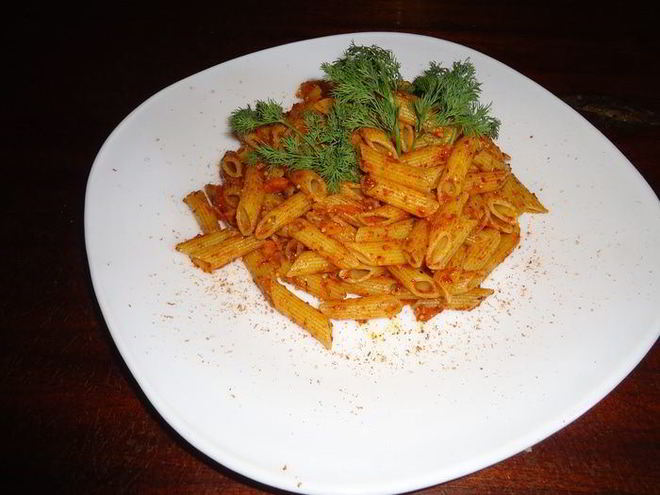 Рецепт острой пряной пасты