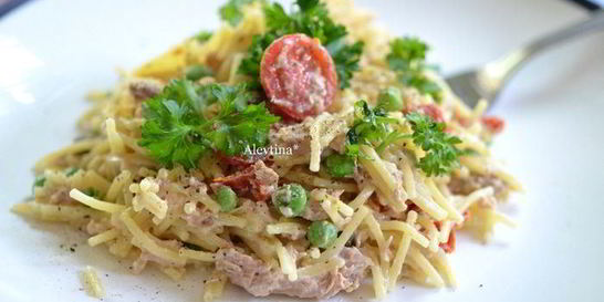 Паста и тунец