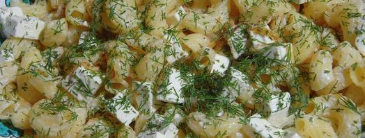 паста по-турецки с фетой и кефиром. Шаг 10