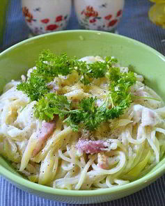 Паста под соусом Карбонара