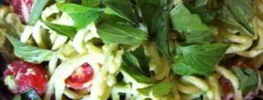 паста с авокадо и помидорами. Шаг 5