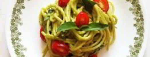 паста с авокадо и помидорами. Шаг 6