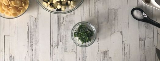 паста с баклажаном и томатами. Шаг 3