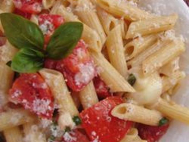 Рецепт пасты с базиликом и сыром бри