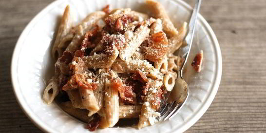 Паста с беконом и Пармезаном