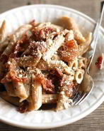 Паста с беконом и Пармезаном