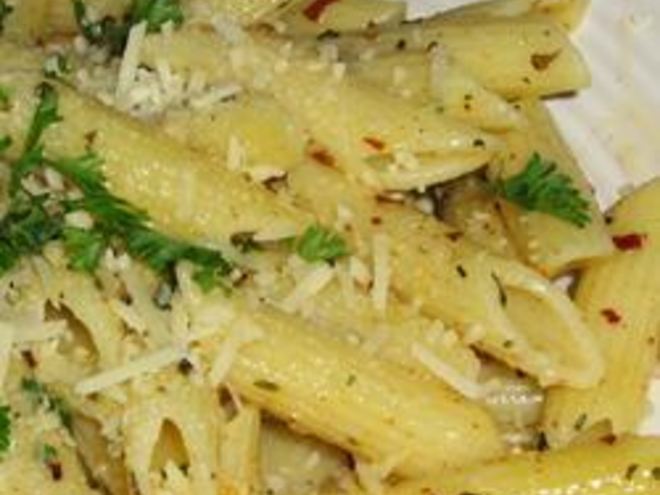 Рецепт пасты с чесноком
