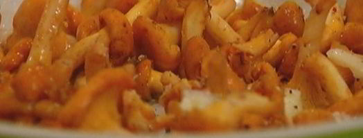 паста с грибами, рикоттой и базиликом. Шаг 3