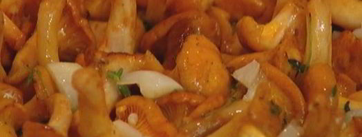 паста с грибами, рикоттой и базиликом. Шаг 4