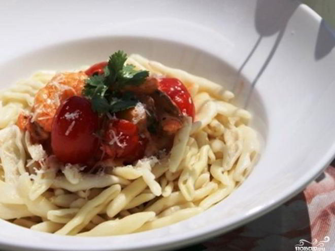 Рецепт пасты с грибами шиитаке