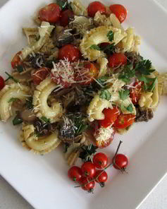 Паста с копченой мойвой