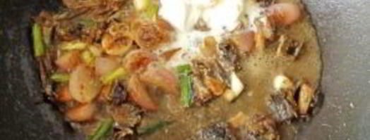 паста с копченой мойвой. Шаг 4