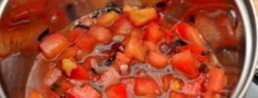 паста с красным соусом. Шаг 7