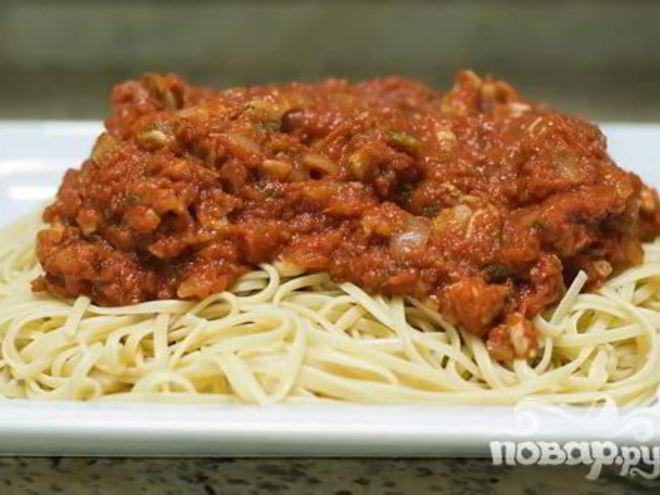 Рецепт пасты с куриным филе