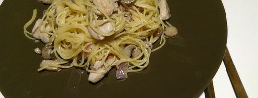 паста с курицей и грибами. Шаг 8