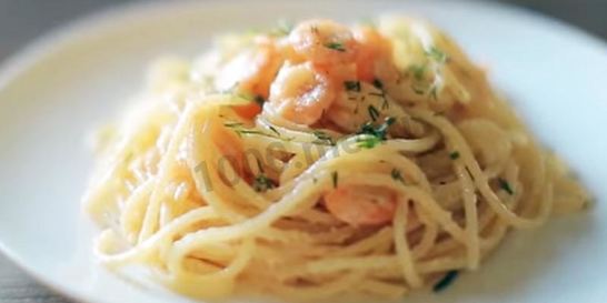 Паста с морепродуктами в сливочном соусе