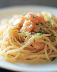 Паста с морепродуктами в сливочном соусе