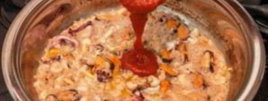 паста с морепродуктами. Шаг 4