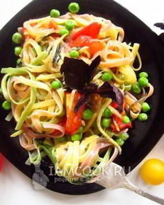 Паста с овощами