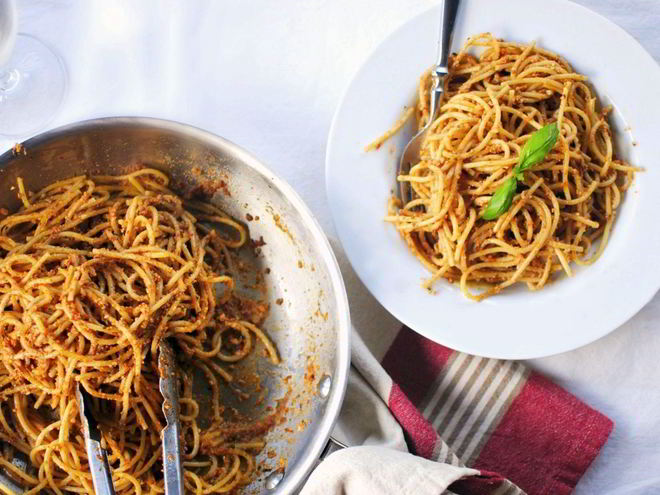 Рецепт пасты с сушеными помидорами