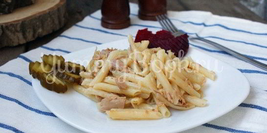 Паста с тунцом