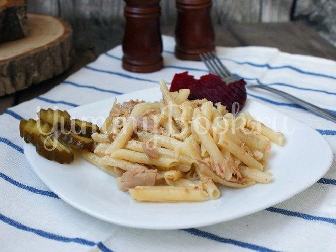 Рецепт пасты с тунцом