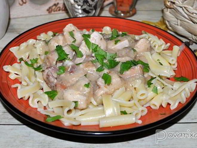 Рецепт пасты с тушеным кроликом