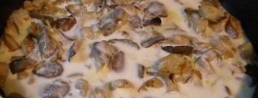 паста с вешенками в сливочном соусе. Шаг 4