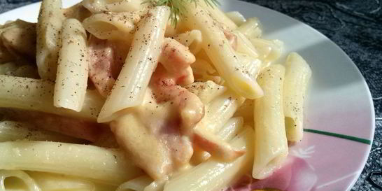 Паста с ветчиной