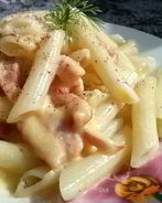 Паста с ветчиной