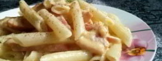 паста с ветчиной. Шаг 4