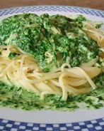 Паста со шпинатом