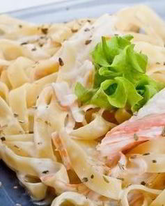 Паста тальятелле с шалфеем