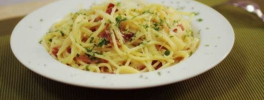 спагетти карбонара. Шаг 9