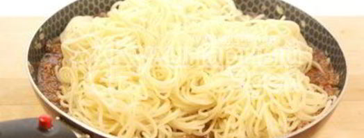 спагетти обаятельный взгляд. Шаг 6