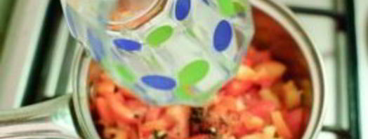 спагетти с базиликом и помидорами. Шаг 3