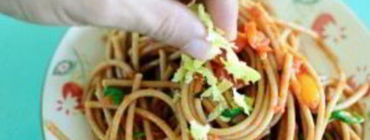 спагетти с базиликом и помидорами. Шаг 6