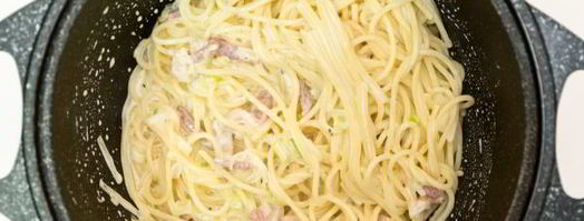 спагетти с беконом. Шаг 8