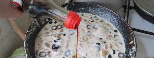 спагетти с грибами и маслинами. Шаг 3