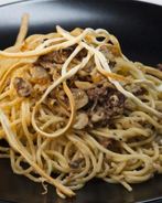 Спагетти с грибным болоньезе