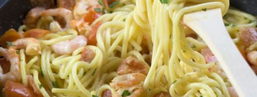 спагетти с креветками. Шаг 3