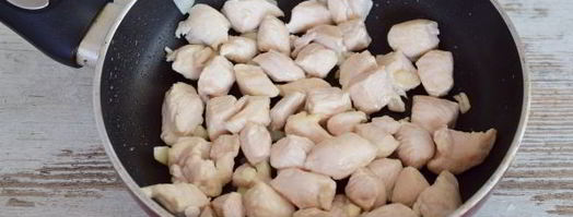 спагетти с курицей в сливочном соусе. Шаг 5