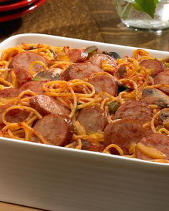 Спагетти с сосиской