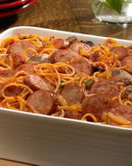 Спагетти с сосиской