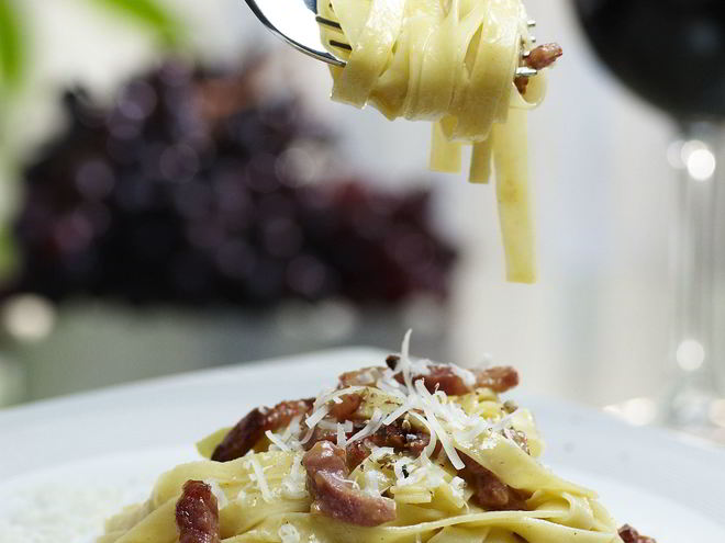 Рецепт спагетти с сырным соусом