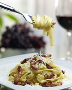 Спагетти с сырным соусом