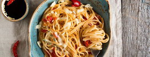 спагетти с томатами и рикоттой. Шаг 5
