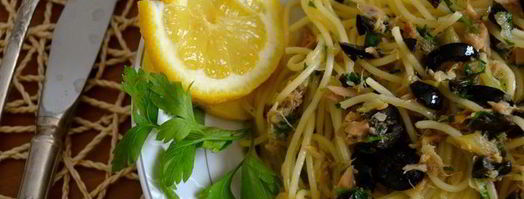 спагетти с тунцом. Шаг 12