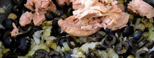 спагетти с тунцом. Шаг 7